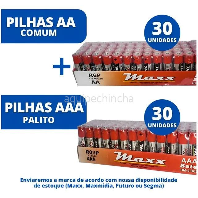 kit-30-pilhas-aa-30-pilhas-aaa