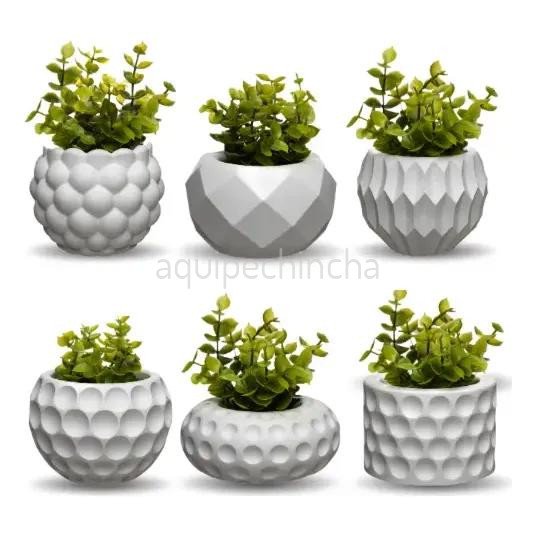 kit-6-vasos-decorativos-com-planta-artificial