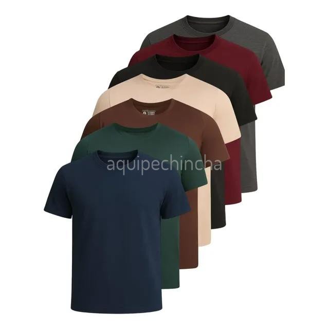 kit-7-camisetas-basica-algodao-premium